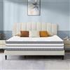 YIDATONG Materasso 90x200 cm, Certificato Oek-Tex, Ibrido Materasso Memory Foam e Molle Insacchettate, Anallergico e Antibatterico, Traspirante, Durevole, Ortopedico e Ergonomico 8 Zona Comfort, Altezza 24cm