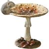 Loberon Isolise Fungo Decorativo - Pezzo Unico Dipinto a Mano - Realizzazione con Cura dei Dettagli, Marrone