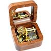 Sinzyo Howl's Moving Castle-Merry Go Round of Life Scatola Musicale Vintage in Legno Movimento Natale San Valentino Regalo di Compleanno (Nota Musicale Palissandro)