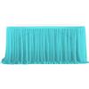WWQQKJ Gonna da Tavolo in Tulle, Garza da scrivania in Tulle Fluffy Romantico per Torte, Compleanni, Battesimi, tavoli di Nozze, Decorazione di Natale(Blu Cielo,6FT/183x77cm)