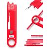 Generico ago 4 in 1 per Macchina da, Guida per Magnetica | Guida per cuciture e scarificatore, strumenti per quilting righello e lente d'ingrandimento incorporati