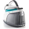 Polti La Vaporella XT100C, Ferro da Stiro a Vapore con Caldaia, Pressione 7,5 Bar, Autonomia Illimitata, Capacità 1,4 L, Potenza 2350 W, Steam Pulse 500g, Bianco e Turchese