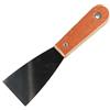 Generic Cazzuola per la pulizia in acciaio inossidabile con manico in legno, spatola in metallo per la pulizia dello stucco (50 mm)
