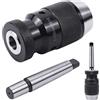 URHELP Mandrino autoserrante B16 da 1 a 16 mm, con mandrino conico Mk2, mandrino di precisione per tornio, tornio Mk2
