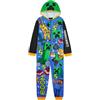 Get Trend Minecraft Tuta Intera Bambino con Cappuccio 7-14 Anni Pile Manica Lunga Pigiami Interi Bambini, Regalo Ragazzo (11-12 Anni, Multi-Cappuccio Minecraft)