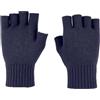 CLASSE77 - Guanti mezze dita in Lana al 70% e Cashmere al 30% - Uomo - Artigianale - Made in Italy