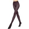 Wolford Collant neon 40 denari per le donne semi velato brillante lucentezza morbida logo cintura invisibile punta rinforzata, Prugna selvatica, X-Large
