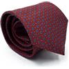 PASSIONI SARTORIALI NAPOLI Cravatta 100% seta (PARTENOPE BORDEAUX)