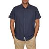 riverso RIVEmilio, camicia da uomo a maniche corte, vestibilità normale, per il tempo libero, estiva, in lino, tinta unita, bianco, beige, blu, verde, navy, S, M, L, XL, XXL, 3XL, 4XL, 5XL