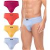 wirarpa Slip Uomo Cotone Mutande Intimo Pacco da 4 Multicolore S