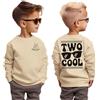 CM C&M WODRO 2° compleanno ragazzo felpa due cool maglione per bambini secondo compleanno felpa autunno inverno manica lunga bambini annunci abbigliamento cotone, arancione, 2 Jahre