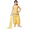 aarikka Aarika Set Kurti Patiala per ragazze, giallo, 4 Years-5 Years
