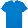 Lacoste T-Shirt Uomo in Cotone Pima TH6709 3617073918162 - Blu Chiaro XXL