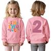 CM C&M WODRO 2° compleanno ragazza felpa I'm Two Cute stampante maglione secondo compleanno abbigliamento bambino bambino girocollo manica lunga annuncio abbigliamento autunno inverno maglione