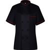MISEMIYA - Giacca Cuoco Donna - Uniformi Chef - Ref.849B, XXL