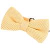 DonDon Papillon uomo fatto a maglia annodato e regolabile 11 x 6 cm oro