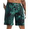 APTRO Costumi Pantaloncini da Bagno Uomo Mare Surf Piscina Stampa Hawaiana Estiva Grande Asciugatura Rapida con Fodera in Rete