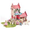 Papo - Castello della Principessa, Mondo incantato, Ambiente in cartone di qualità per bambini dai 3 anni
