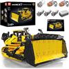 Mould King 17049 Blocchi di costruzione per bulldozer APP telecomandati per Liebherr PR766 Escavatore cingolato MOC Heavy Duty Gru Carrello Kit Blocchi di bloccaggio per veicoli (3774 pezzi)