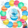 ZQEJEFD Palloncini Acqua Riutilizzabili, 15PCS Gavettoni Riutilizzabili, Facile da Riempire e Autosigillante, Bombe da Acqua Palloncini per Bambini Adulti, per Estivi Spiaggia, Piscina e Giardino