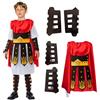UPZAI Costume Gladiatore Romano Bambino: Vestito Centurione Gladiatore Ragazzi - Costume Soldato Antico Romano Bambino per Carnevale Carnival Cosplay Festa (XL)