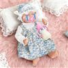 JONRRYIN Bambole Reborn con Sensore di Gravità, 43cm Bambole Reborn Interattive per Bambine, che Respirano, Piangono e Ridono, Ideali dai 3 Anni in su (Blu)