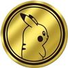 Pokémon TCG Moneta PIKACHU [Oro] Grande Diametro 52MM