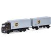 herpa modello di camion Mercedes-Benz Actros Classicspace Wechselkoffer-Hängerzug UPS in scala 1:87, pezzo da collezione, modello tedesco, statuetta plastica