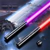 SLVCREK Spada Laser Star Wars, Spada Laser 2 Set 12 Colori, Spada Laser Ricaricabile con Suono, Costumi da Gioco di Ruolo di Halloween, Giocattoli per Bambini e Adulti