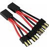 OliYin 2pcs Traxxas TRX Cavo 2-Maschio a 1-Femmina Cavo Adattatore Parallelo 14awg 3.93in per Batteria RC LiPO (Confezione da 2)
