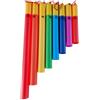Ejoyous Tubo Sonoro Tubi Musicali Tubi Sonori a Percussione Set di Strumenti a Percussione Orff a 8 Toni Note Musicali Colorate Superficie Liscia Strumento Educativo Portatile con Corda (con Corda)