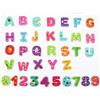Toys of Wood Oxford TOWO Letras y números magnéticos de Madera - Imanes de nevera para Niños - Imanes de letras y números del Alfabeto para Niños - Juguetes de aprendizaje de ortografía y ABC