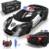 Muakiz Auto telecomandata a partire da 3 4 5 6 7 8 anni auto della polizia con telecomando RC auto giocattolo per ragazzi ragazze regalo giocattolo per bambini con batteria ricaricabile e luce della