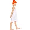 Funidelia Costume Wilma Flintstones - I Flintstones per Bambina, Licenza Ufficiale, Taglia 3-4 Anni The Flintstones, Cartoni Animati - Vestito per Bambini per Feste, Carnevale e Halloween
