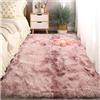 GOUSANG Tappeto Antiscivolo per Pavimenti in Legno 70 x 200 cm Tappeti Morbidi per Soggiorno Tappeti per Bambini Adatti per Salotto, Tavolino Salotto, Camera da Letto, Viola Rosa