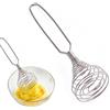Generico Frusta per uova a filo - Sbattiuova manuali a a spinta, Frusta a in acciaio inossidabile, Frusta a in stile francese, Sbattitore manuale per sugo Frusta per uova per cucina Cuc