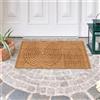 Astra Zerbino moderno in cocco per porta di casa, 45 x 75 cm (rettangolare)