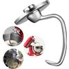 HOMGEN Gancio per Impasto per Impastatrice KitchenAid Miscelatore Fit 4,5-5 Qt Kitchenaid Accessori Gancio in Acciaio Inox Spirale Gancio Pasta Accessorio per KitchenAid Stand Mixer KSM150 K45DH