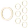 Generico Anello in feltro - Rondella in feltro, anello di guarnizione di sostituzione per Sage, Burr inferiore della lavatrice in feltro per, set di 8 accessori per anelli di lana di smerigli
