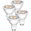 DoRight AC/DC 12V Lampadina LED GU10, 7W Equivalenti a 65 Watt Alogeni,MR16 Lampadina GU10 Bianca Calda 3000K 650LM Non Dimmerabile 4 Pezzi