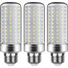 Tebio Argento Mais lampadine LED E27 Luce Naturale 4000K 25W Small Edison Screw Equivalente a 200W 2500LM Non-Dimmerabile, 3 pezzi