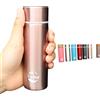 YUEHAI Borraccia in acciaio inox, mini fiaschetta da 150 ml, per caffè, sottovuoto, piccola capacità, portatile, da viaggio, borraccia termica (caffè)