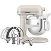 KitchenAid Robot da Cucina - Artisan - Robot da cucina multifunzione con ciotola sollevabile - Con 5 accessori in acciaio inox - 6,6L - Milkshake