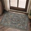 BEIMO Tappeto Boho per Interni 60x90 cm, Vintage Lavabile, Piccoli Orientali Antiscivolo per Ingresso, Corridoio, Cucina, Grigio Profondo