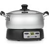 KLARSTEIN Jam Session - Bollitore per Marmellata e Gelatina, 1000W, 2 Programmi Automatici, Tempo di Cottura Regolabile, Pentola interna Rivestita, Lavabile in Lavastoviglie, Volume 3 Litri