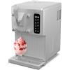 Klarstein SweetSwirl - Gelatiera 3 in 1, Macchina per Gelato, Frullati & Smoothie, Erogatore, Serbatoio: 1,5L, Display Touch, Modalità Keep Cool, Pulizia Automatica, Bianco