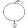 S'Agapõ Bracciale Donna in Acciaio con Simbolo Luna | Collezione Feelings - SFE46