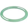 HAvern Bracciale in giada Bracciale rigido in giada naturale, Bracciale rigido in giada verde chiaro, Bracciale rotondo sottile in giada, Porta fortuna, Con portagioielli, 54-64 mm (58 mm