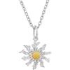 TALISMAN JEWELLERY Taliisman BIJOUX Ciondolo Eguzkilore bicolore in argento e placcato oro