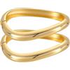 Emibele Bracciali Dorati da Donna, Anti-Ossidazione, Placcati in Oro 18K
